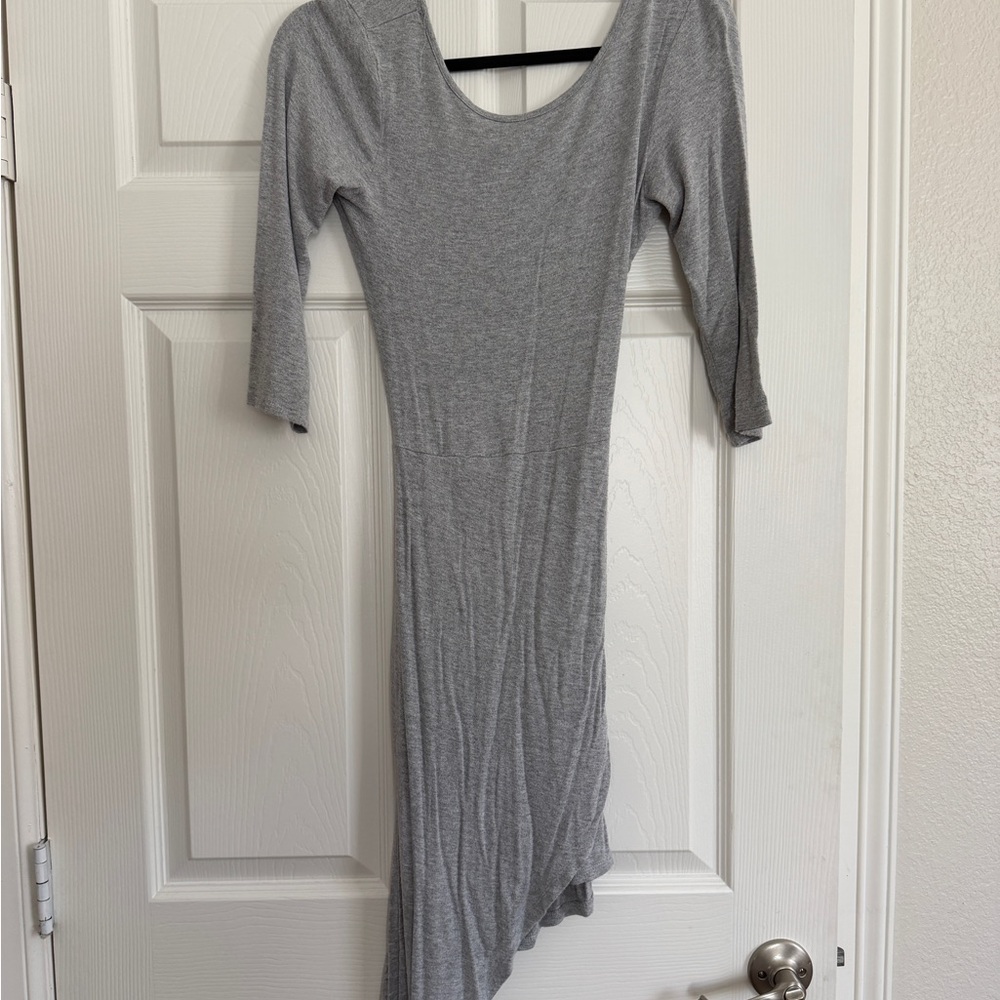 Elegant Gray Women's Dress